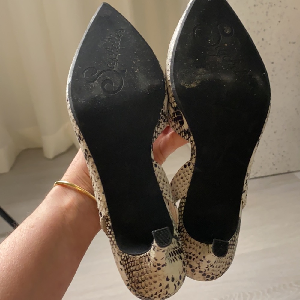Sling Back Python Heels - image 4